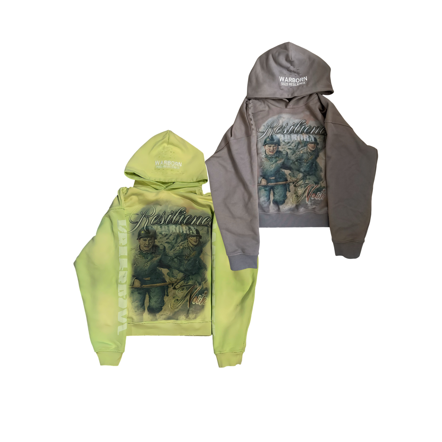 GREEN & GREY "RESILIENCE" HOODIE BUNDLE