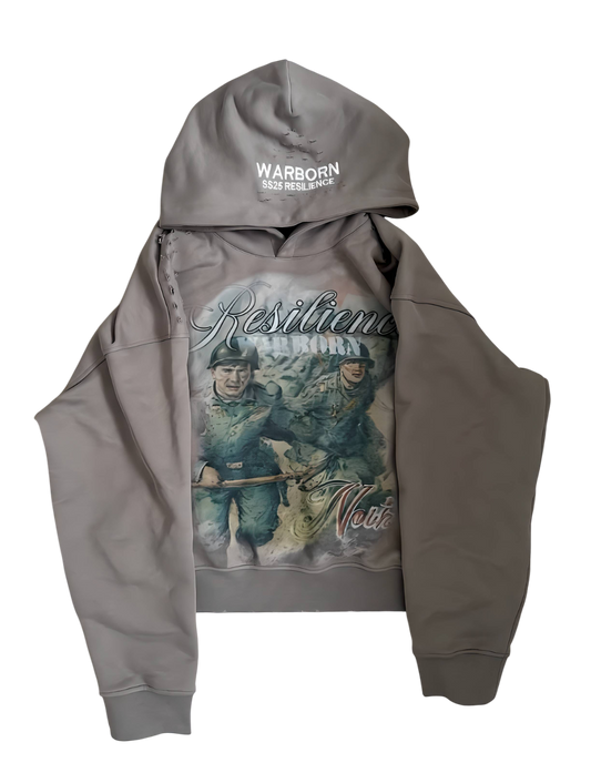 Grey "Resilience" Hoodie